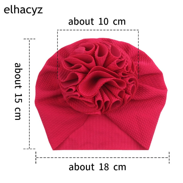 Sweet Flower Headband Children Turban Infant Hat