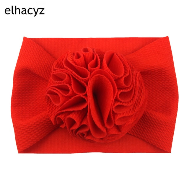 Sweet Flower Headband Children Turban Infant Hat