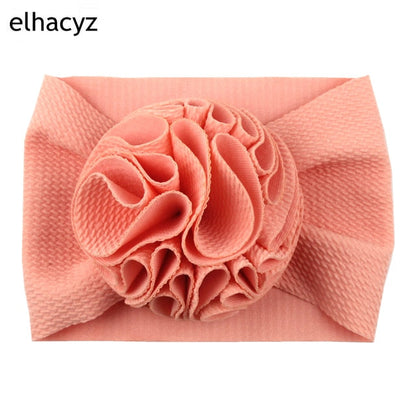 Sweet Flower Headband Children Turban Infant Hat
