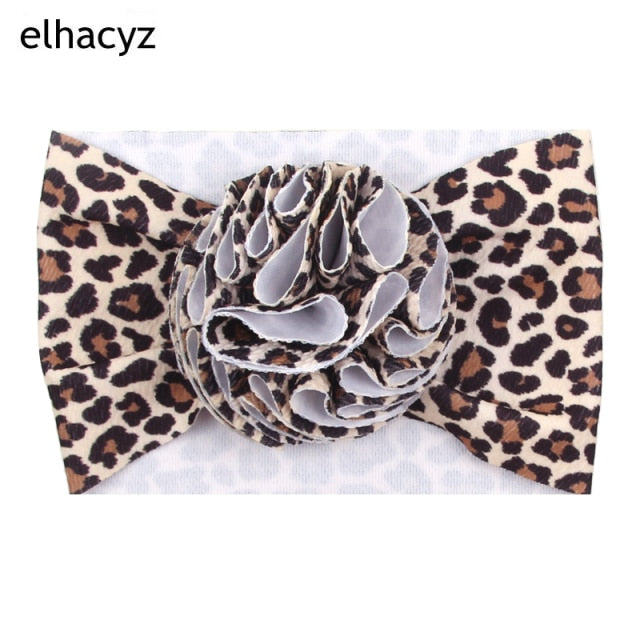 Sweet Flower Headband Children Turban Infant Hat