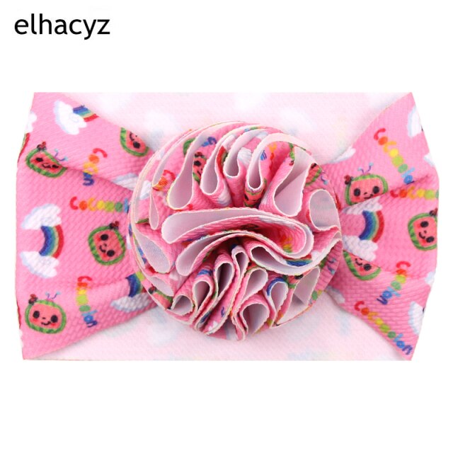 Sweet Flower Headband Children Turban Infant Hat