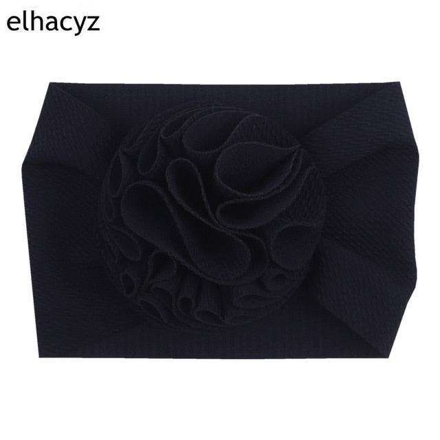 Sweet Flower Headband Children Turban Infant Hat
