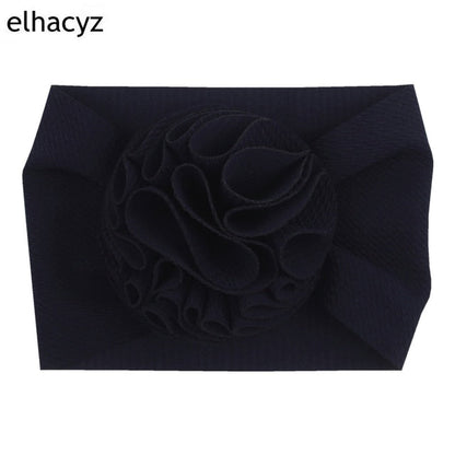 Sweet Flower Headband Children Turban Infant Hat