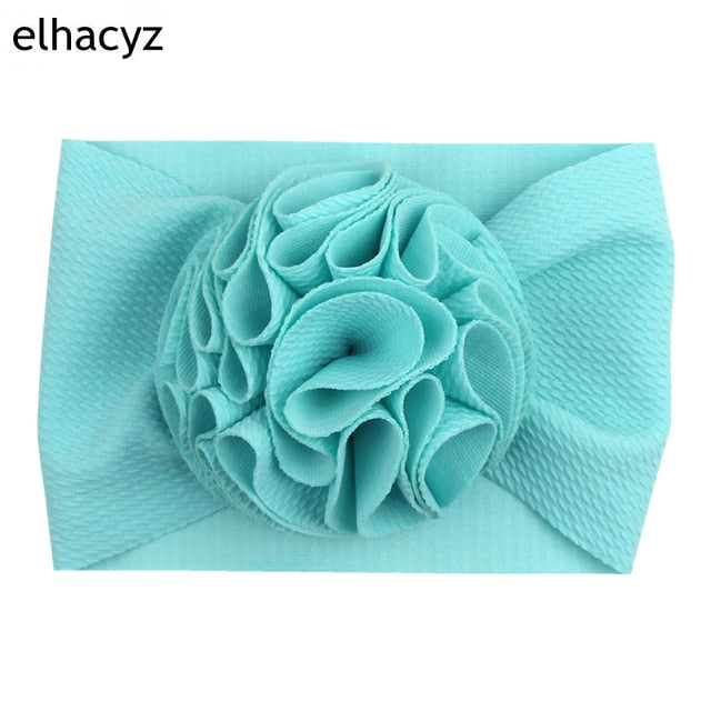 Sweet Flower Headband Children Turban Infant Hat