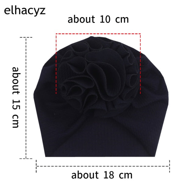 Sweet Flower Headband Children Turban Infant Hat