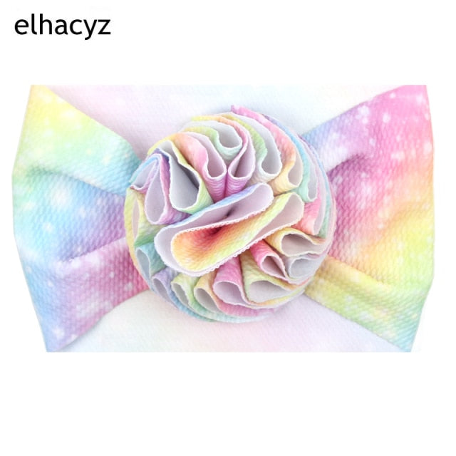 Sweet Flower Headband Children Turban Infant Hat