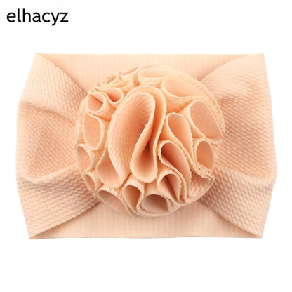 Sweet Flower Headband Children Turban Infant Hat