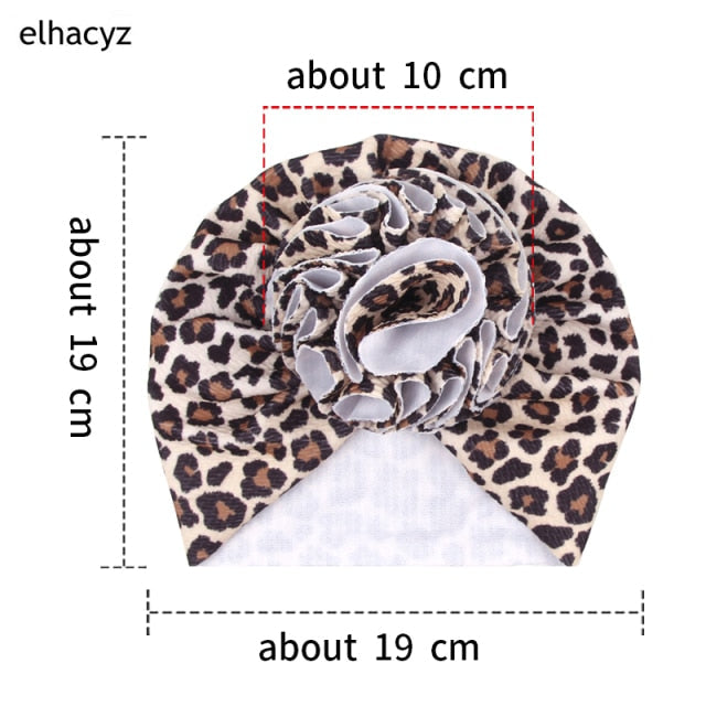 Sweet Flower Headband Children Turban Infant Hat
