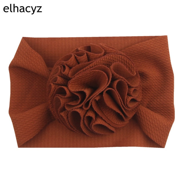 Sweet Flower Headband Children Turban Infant Hat
