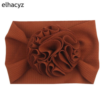 Sweet Flower Headband Children Turban Infant Hat
