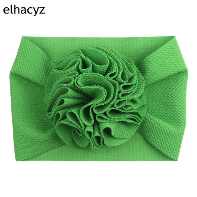 Sweet Flower Headband Children Turban Infant Hat