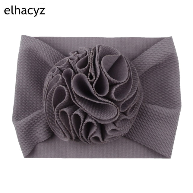 Sweet Flower Headband Children Turban Infant Hat