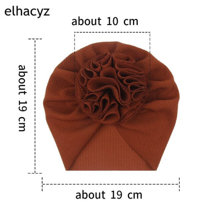 Sweet Flower Headband Children Turban Infant Hat