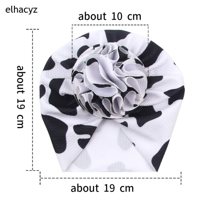 Sweet Flower Headband Children Turban Infant Hat