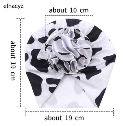 Sweet Flower Headband Children Turban Infant Hat