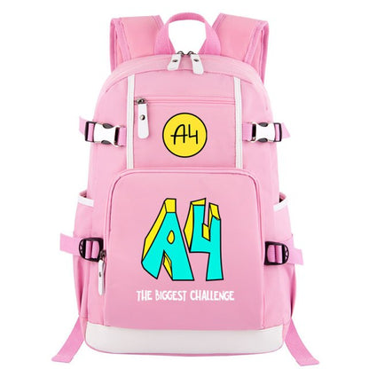 Pink Donuts Print Girl Backpacks