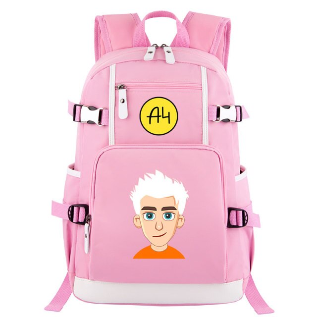 Pink Donuts Print Girl Backpacks