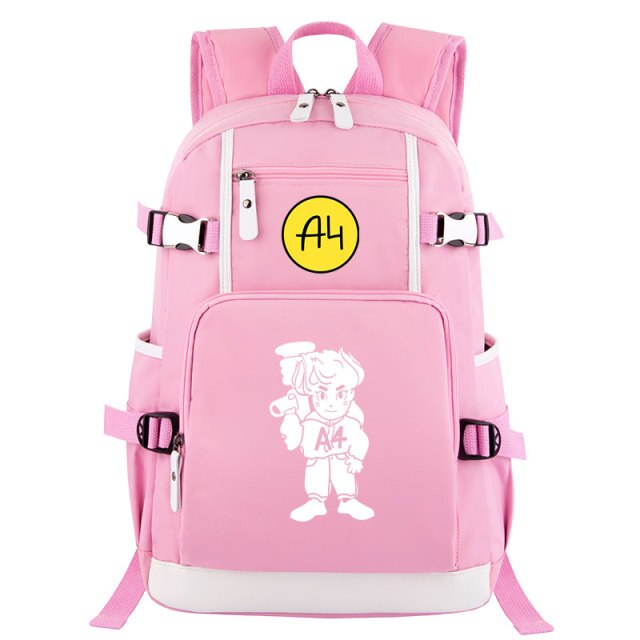 Pink Donuts Print Girl Backpacks