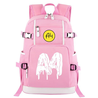 Pink Donuts Print Girl Backpacks