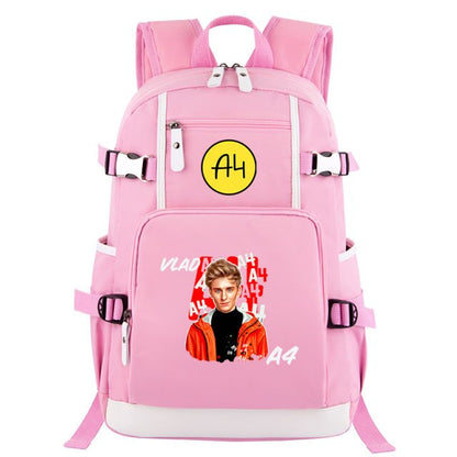 Pink Donuts Print Girl Backpacks