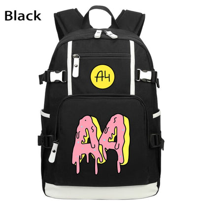 Pink Donuts Print Girl Backpacks