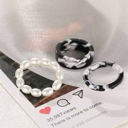 Acrylic Transparent Gradient Rings