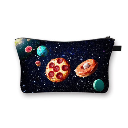 Donuts Ice Cream Candy Print Cosmetic Bag
