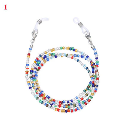 Raibow Color Beaded Glasses Chain