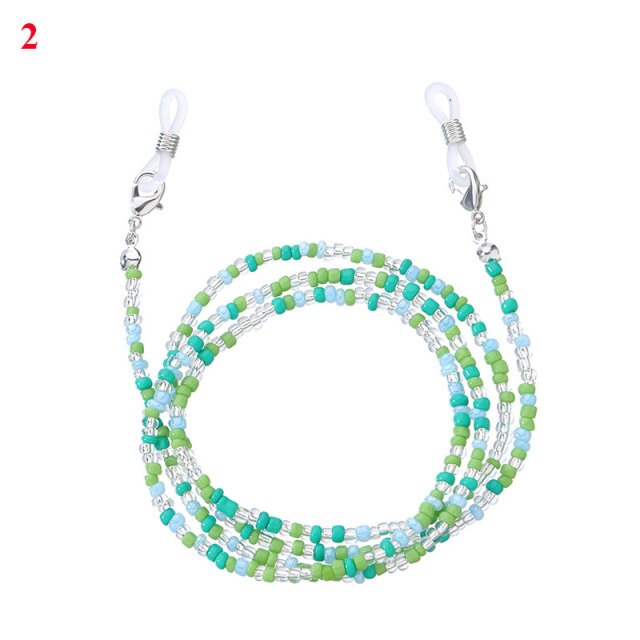 Raibow Color Beaded Glasses Chain
