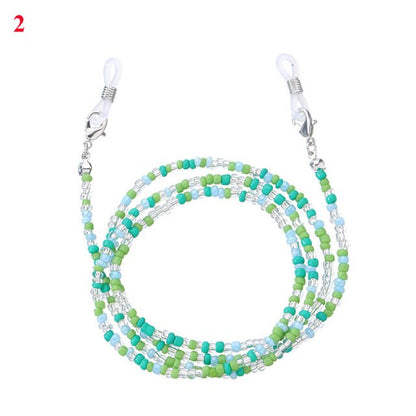 Raibow Color Beaded Glasses Chain