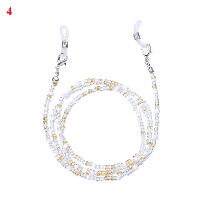 Raibow Color Beaded Glasses Chain