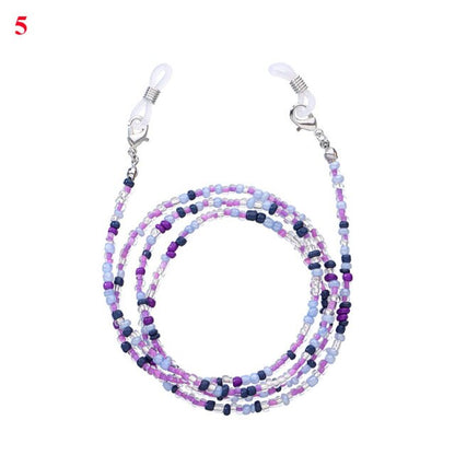 Raibow Color Beaded Glasses Chain