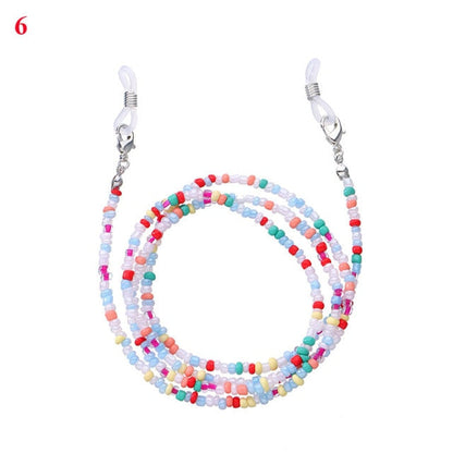 Raibow Color Beaded Glasses Chain
