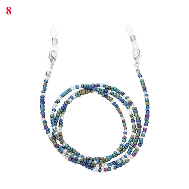 Raibow Color Beaded Glasses Chain