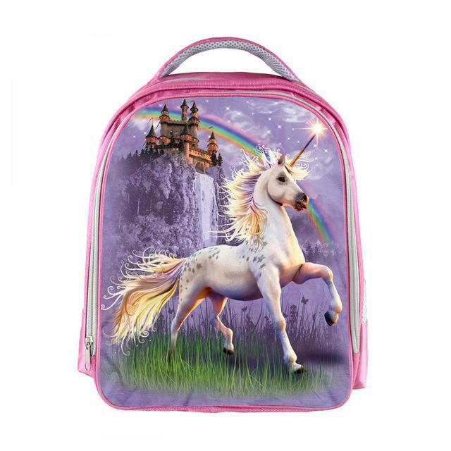 Girls Majestic Unicorn Print Backpack