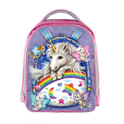 Girls Majestic Unicorn Print Backpack