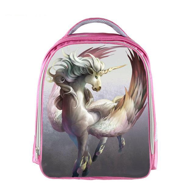 Girls Majestic Unicorn Print Backpack