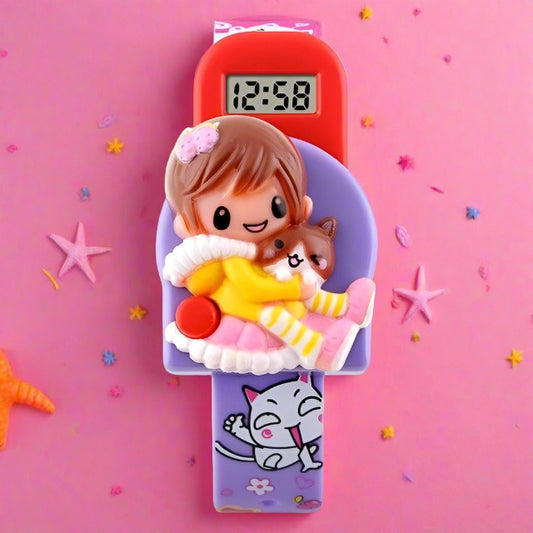 Fantasy Girl's Watch With Girlfriend Dial