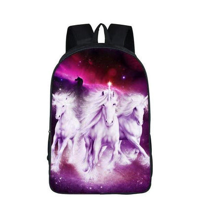 Majestic Unicorn Print Backpack