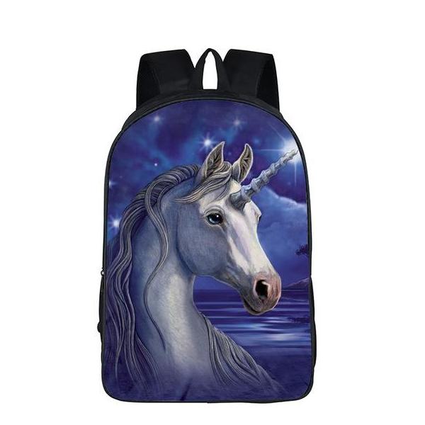 Majestic Unicorn Print Backpack