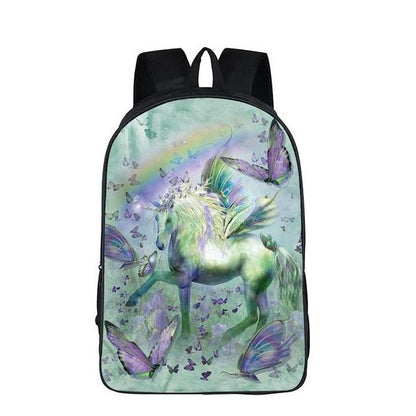 Majestic Unicorn Print Backpack