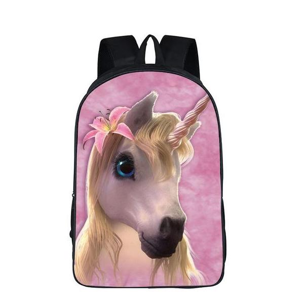 Majestic Unicorn Print Backpack
