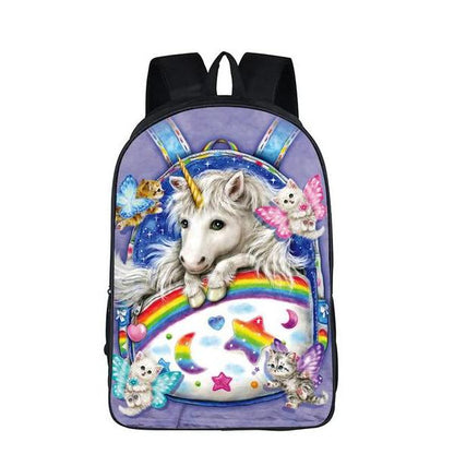 Majestic Unicorn Print Backpack