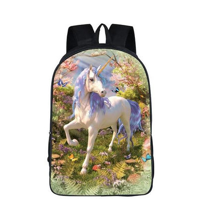 Majestic Unicorn Print Backpack