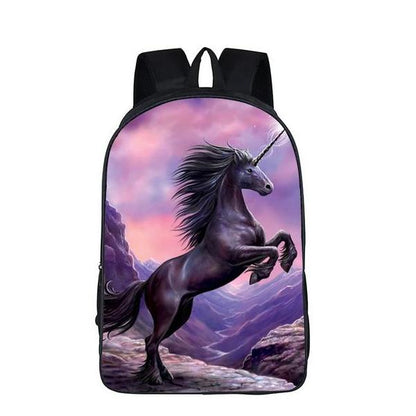 Majestic Unicorn Print Backpack