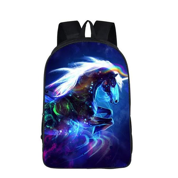 Majestic Unicorn Print Backpack