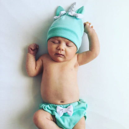 Baby / Toddler Knitted Unicorn Beanie Cap