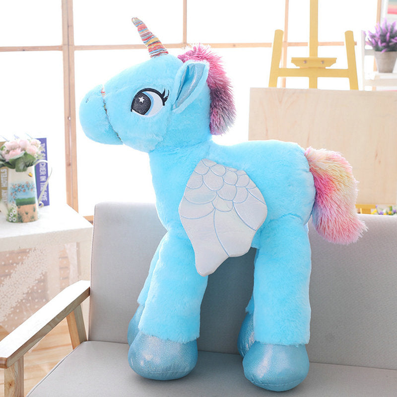 Cute Winged Plush Stuffed Unicorn Toy