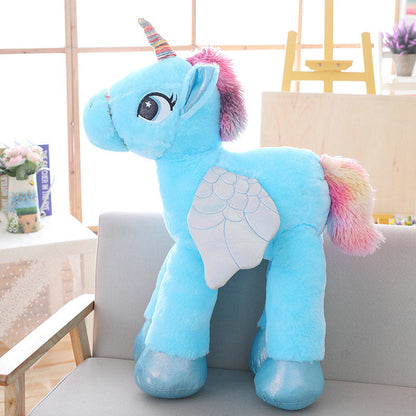 Cute Winged Plush Stuffed Unicorn Toy