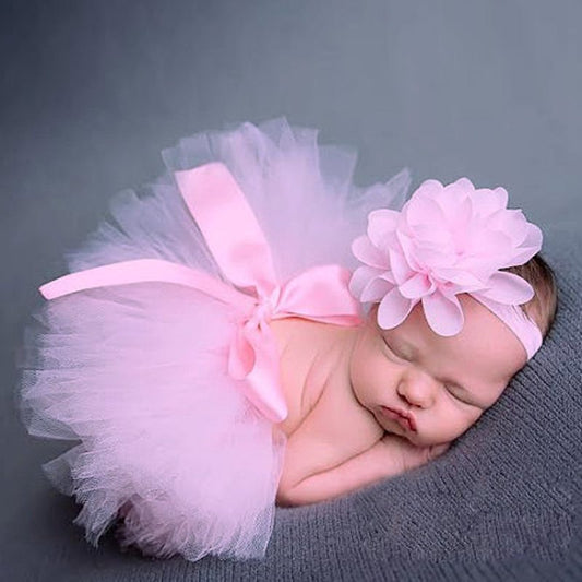 Tulle Tutu Skirt Props Bowknot
